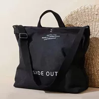 Black Out Messenger Bag Suck обновлена ​​с застежкой на молнии без вычета