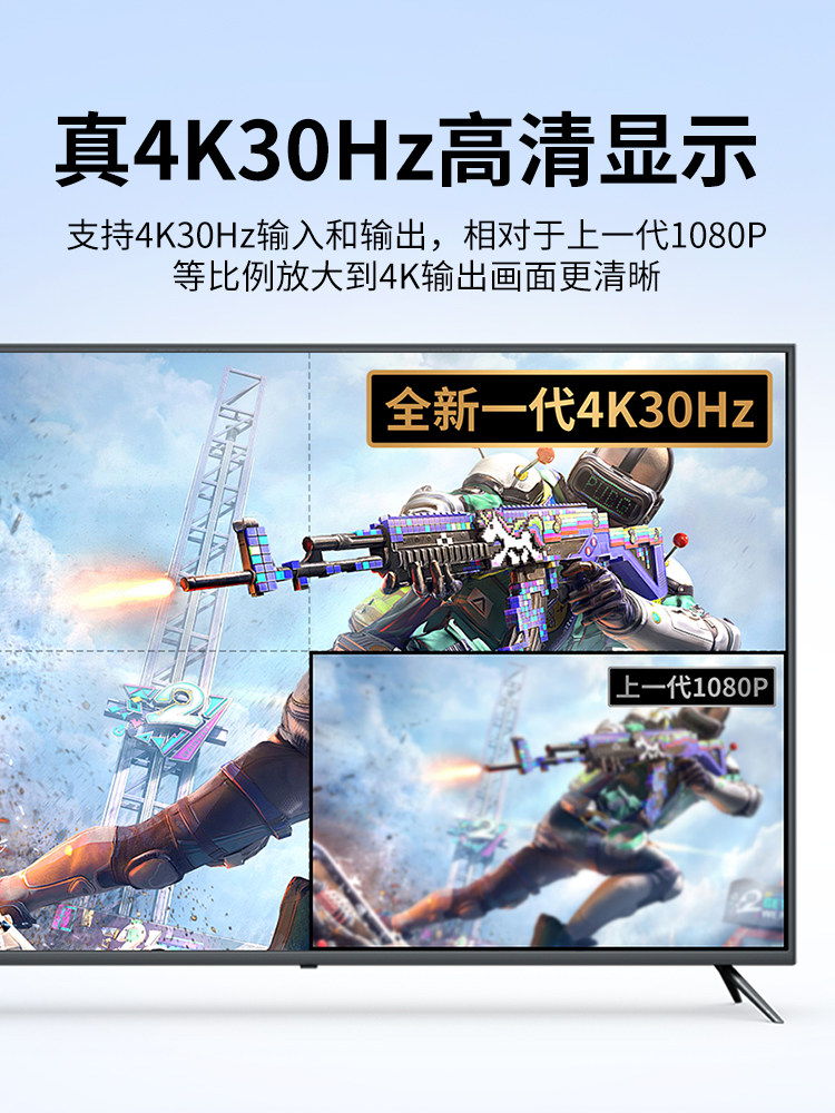 HDMI Splitter Four-In-One-Out Seamless Switcher One Screen Four-Screen Splitter Dnf Game Mining 4-In-1-Out Split Screen Four Computers Kvm Switcher Monitoring Four-Port 4K Screen Splitting