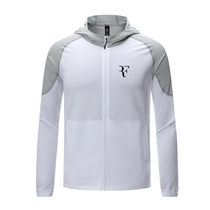 Federer autumn and winter thin sportswear mens Nadal tennis wear womens jacket Djokovic top customized