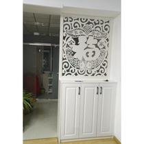 Tonghua PVC living room hollow carved board Central European aisle ceiling grate modern partition entrance background wall screen