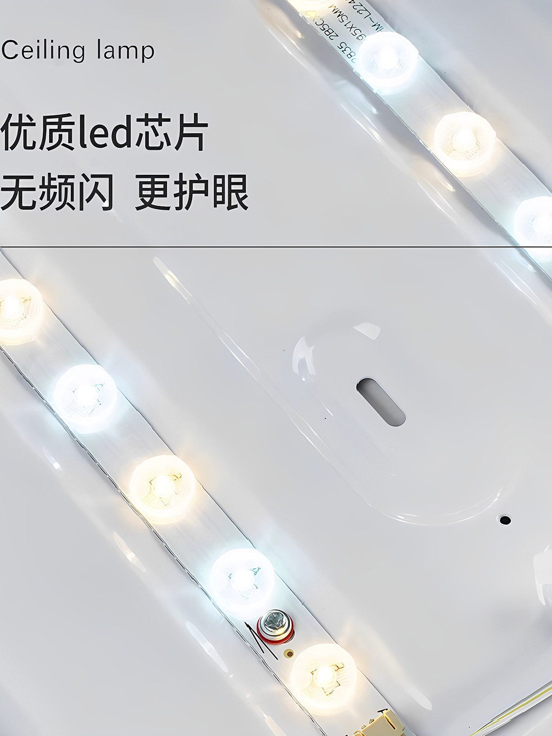 Full Spectrum Led Ceiling Light, Modern and Simple, Atmospheric Living Room Main Light, Whole House Package Combination Lighting Fixtures, 2025 New Model