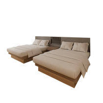 New version of the full season 5 0 hotel furniture standard room full set of mid-to-high-end B&B hotel bed panel guest room furniture customization
