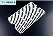 Refreshing Box Drain Plate Plastic Fridge Frozen Large Kitchen Rectangular Drain Plate Fruit Base Plate Transparent Commercial