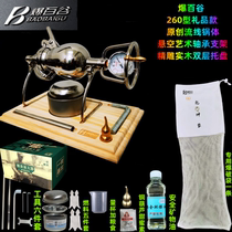 Grain amplifier 304 stainless steel mini hand-cranked popcorn machine old-fashioned micro Internet celebrity same style popcorn