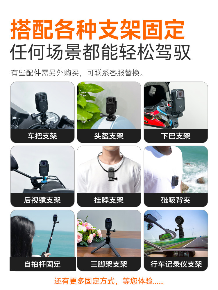 Sjcam Speedy Shadow C200 Thumb Action Camera C100 Motorcycle Dash Cam 360 Panoramic Vlog