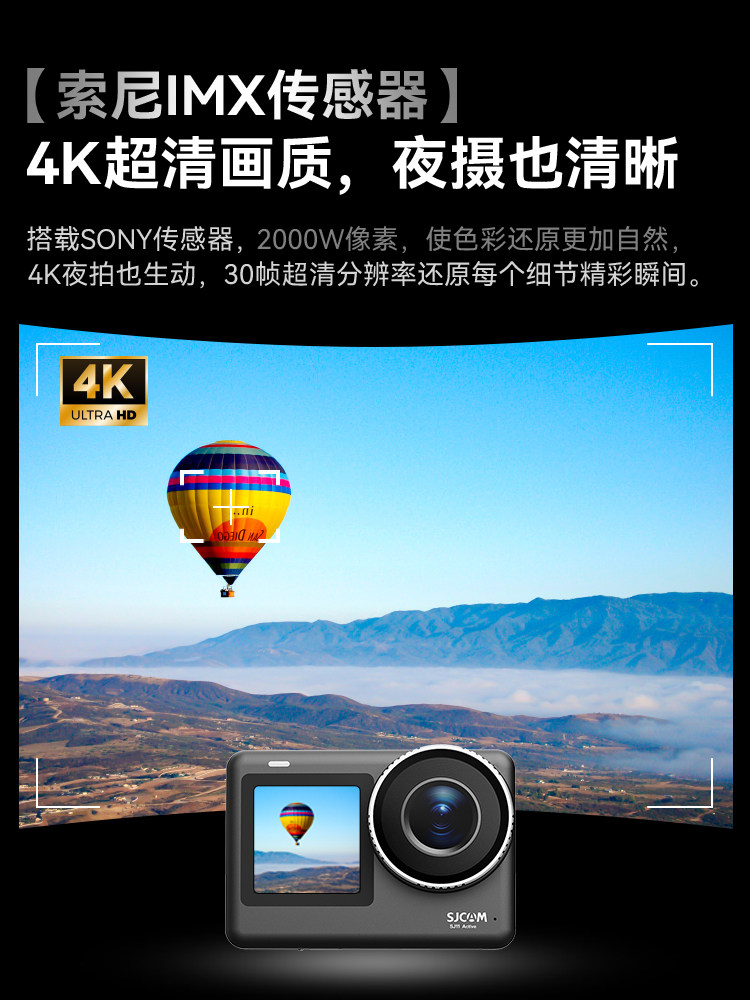 Sjcam Sj11 Action Camera Motorcycle Dash Cam 360 Panoramic Riding Vlog