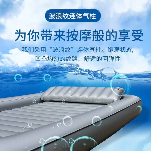 Water Mattress Adult Double Upgraded Version Bubble Single Bath Spa Bed Bedridden Care Inflatable Bath Bed