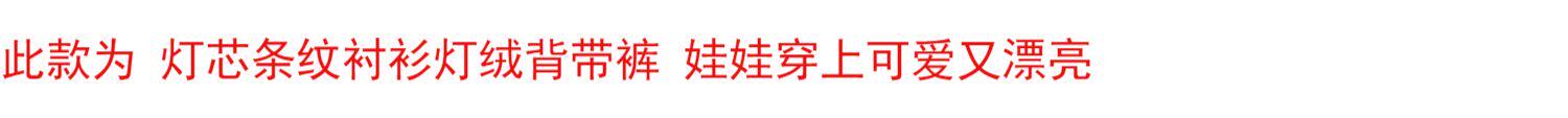 棉花娃娃/毛绒玩具娃衣 现货 条纹衬衫灯芯绒背带裤20厘米套装20cm娃衣明星棉花娃娃换装 Moon doll