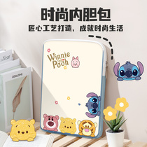 Cartoon bear computer sleeve bag 14-inch girls IPAD suitable for Lenovo air Apple macbook13 notebook Huawei 15 6-inch protective cover HP Xiaomi tablet ins wind collection