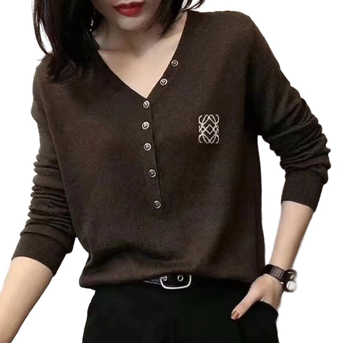 Приятный телу двусторонний бархатный модный лонгслив, V-образный вырез, большой размер