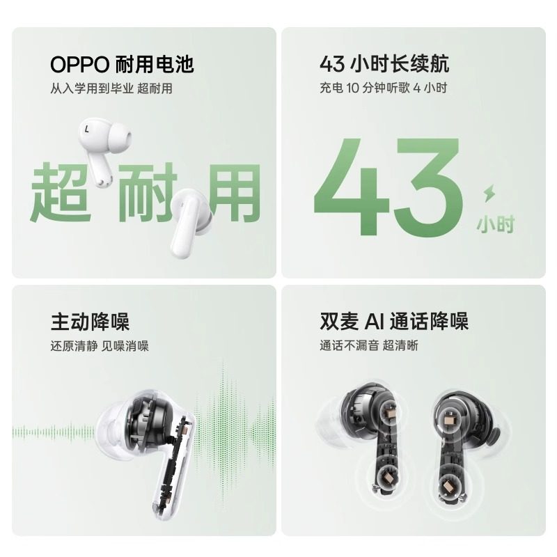 Oppo Enco Air4 New Sound Edition True Wireless Bluetooth Earphones Encoair4 Original Oppo Earphones Air4