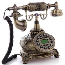 Antique telephone retro new fashion European-style home landline antique creative pastoral high-end carved telephone