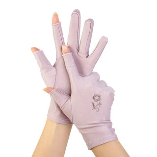 Women's summer thin sun protection gloves for driving and riding tea picking