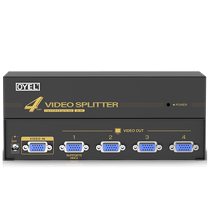 OYEL Lianhongtai 1 in 4 out vga one to four splitter HD video split screen splitter divider computer monitor one to four 4 ports