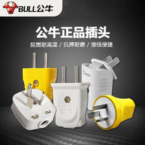 Bull Plug 10 16a Three feet 2 feet Two holes Item fork flat 3-foot socket Two-angle power supply plug without wire