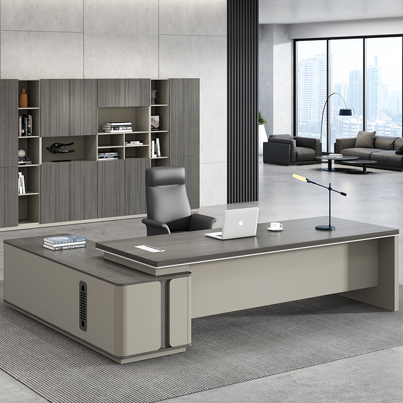 Boss Desk Chair Portfolio Brief Modern Chairman's Office Big Bandae Manager President Desk Desk-Taobao