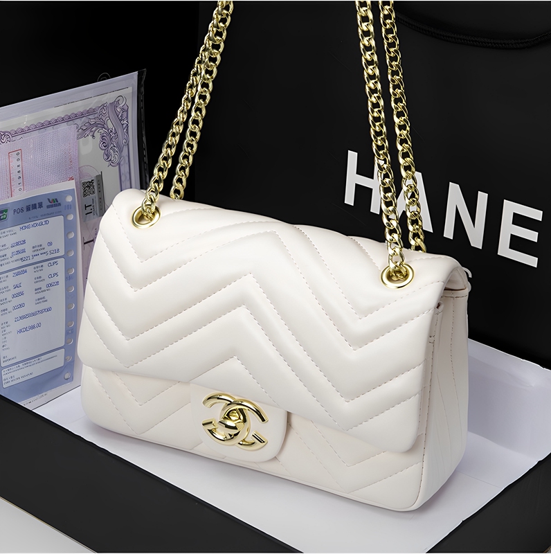 Chanel-Style Quilted Chain Bag for Women 2026 New Model High-End Shoulder Crossbody Bag Light Luxury Women's Bag Shoulder Bag with Flap