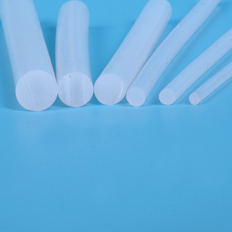 Soft silica gel solid round bar round bar O-silicone bar food grade high transparent color high temperature resistant and shock absorbing crossbar