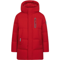 2024 winter new style Bosideng childrens down jacket for boys and girls thickened mid-length and big childrens three-proof anti-bacterial and warm
