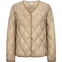 (Same style for parents and children) Bosideng 24 Autumn Light Warm Down Jacket Womens Short V-neck Jacket Stacked with Three Defenses Inside