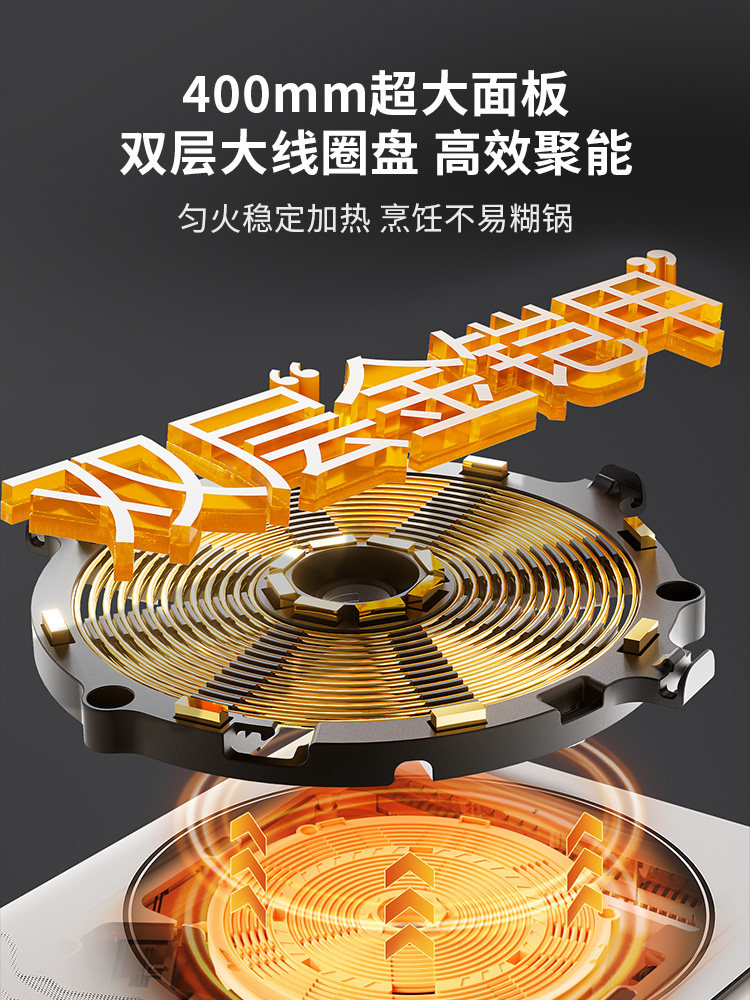 Joyoung Induction Cooker, Radiation-Proof, for Home Use, Suitable for Hot Pot and Stir-Frying, Intelligent Multi-Function, High Power, 2025 New Model