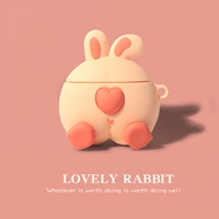 Apple, защитный чехол, брендовые наушники, милый японский силиконовый беспроводной креативный кролик, второе поколение, bluetooth, pro3