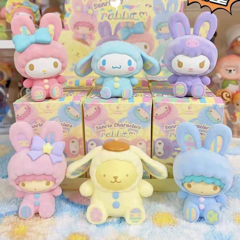 Санрип злая серия слепой слепой лягун Гуогу Kuromi Merliti настольная качалка девочка милая рука