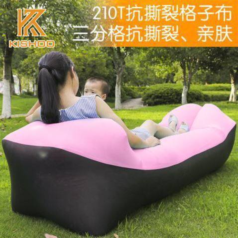 Music Festival Outdoor Sloth Couch Lunch Break Beach Air Sofa Camping Fold Inflatable Sleeping Bag Air Cushion Sofa Bed