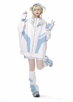 Куртка, шорты, гетры, аксессуар для волос, полный комплект