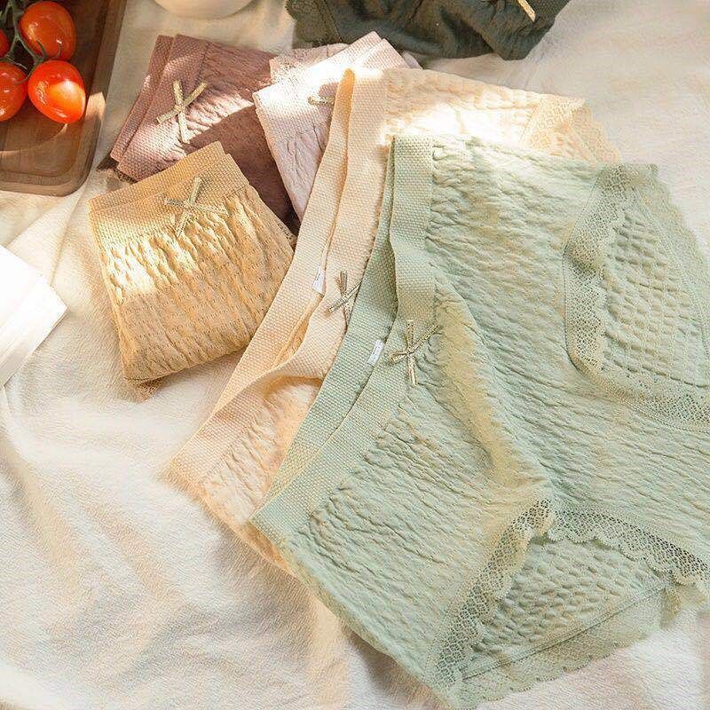 内裤女纯棉全棉裆抗菌少女中腰女生日系女士无痕透气短裤夏季薄款详情15
