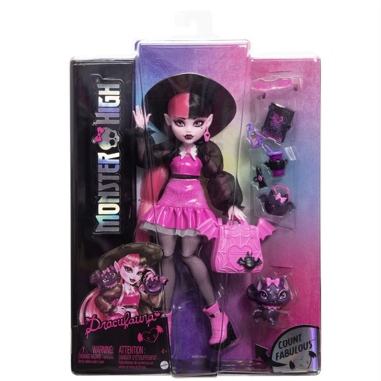 Кукла (Monster High) Reel Drama — чёрно‑белая коллекционная, разные персонажи