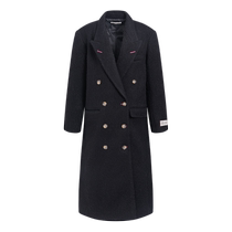 MardiMercredi cashmere blend wool with great coat extremely minimalist design Han version loose long style jacket new product