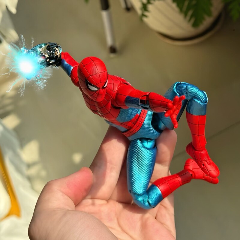 Spider-Man Action Figure Ornaments from the Movie Spider-Man: into the Spider-Verse, a Gift for Boyfriend on Qixi Festival Spider-Man Action Figure Ornaments from the Movie Spider-Man: into the Spider-Verse, a Gift for Boyfriend on Qixi Festival