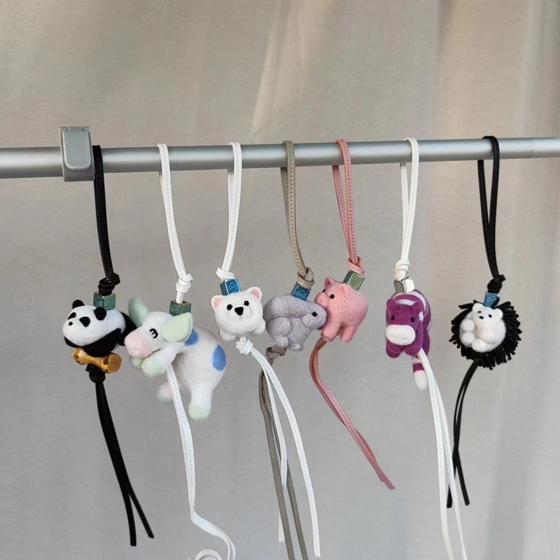 Handmade Sheep, Sika Deer, Fox, Panda, Pig, and Hedgehog Bag Charms Suitable for Loewe Bags Handmade Sheep, Sika Deer, Fox, Panda, Pig, and Hedgehog Bag Charms Suitable for Loewe Bags