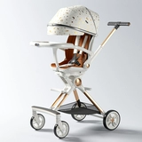 playkids Детская прогулочная коляска для выхода на улицу с сидением для новорожденных, можно сидеть и лежать