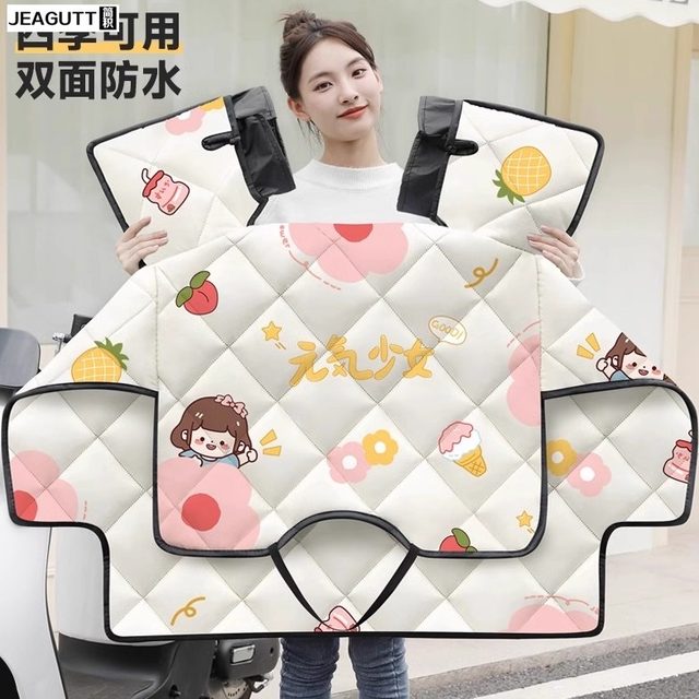 Electric vehicle windshield imported from Japan is universal for all seasons, sunproof and waterproof, motorcycle battery vehicle winter thickened windshield