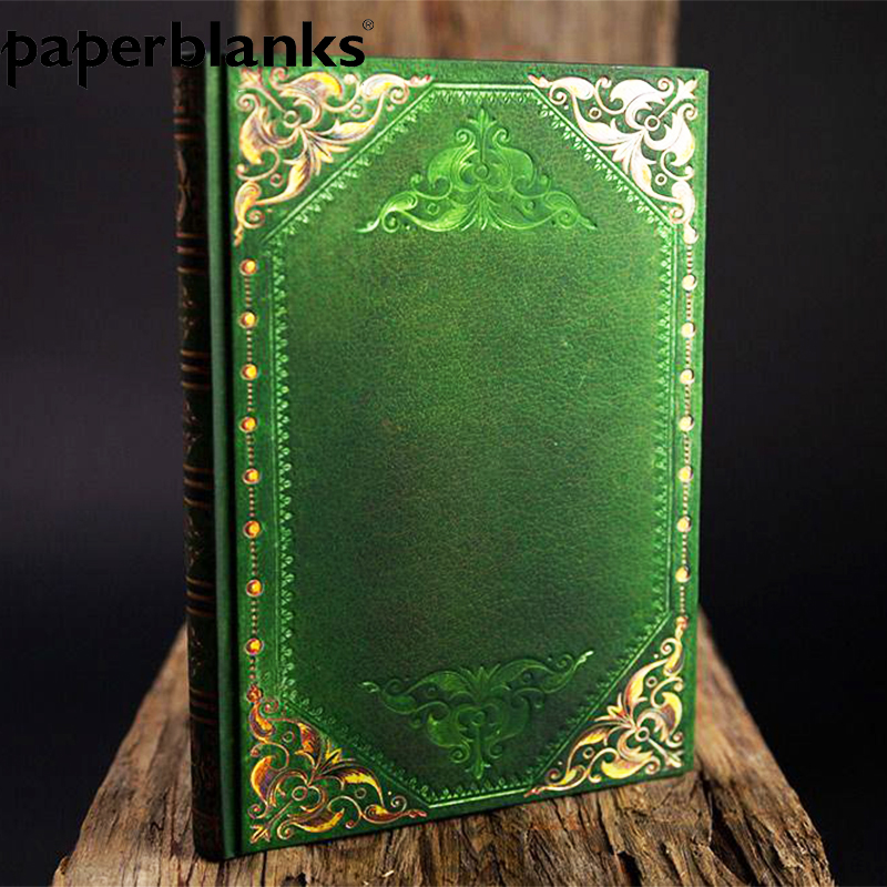 paperblanks New Elegant Series Notebook Romantic Text Creative Simple Portable Notebook Acid-Free Paper Pocket Show off Punk Velvet Cape City Charm Midnight Phantom