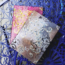 paperblanks notebook Belle Epoque pearlescent antique imitation French silk diary sub gift travel hand account Pink gray beads wired wireless inner page midi small book