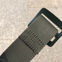 New tactical belt woven inner mens and womens belt metal buckle outdoor training cloth nylon camouflage pants belt