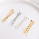 Медная серебряная подвеска из жемчуга, серьги, аксессуары ручной работы, 18 карат, серебро 925 пробы