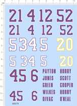 68679 full page rubber jersey payton horry jones scott green cooper wilkes