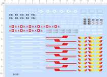 68581 full page glue fire chief fd 1 64 kenworth truck toyota hilux model water sticker