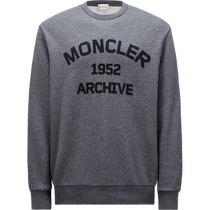Moncler Monclers new early autumn mens printed crew neck sweatshirt