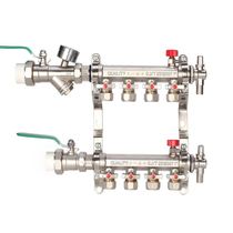 Tianyi Jinniu geothermal floor heating water distributor floor heating pipe geothermal pipe water collector all copper forging and thickening home decoration