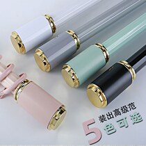 Thickened Window Curtain Rod Roman Rod Single Pole Single Pole Double Pole Curtain Track Black Living-room Bedroom Window Curtain Rod Send Accessories Bracket