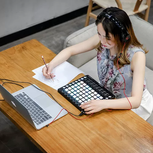 Laun Electronic Sound Strike Pad CHPAD Vibrato Junior Scholar Midi Controller Disc Прибор Midi Keyboard DJ Arranging