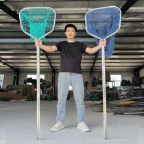 Fish protection and copying net integrated thickened copying net pole fishing river shrimp catching sea net plus hard copying net pocket set fish protection and copying net integrated