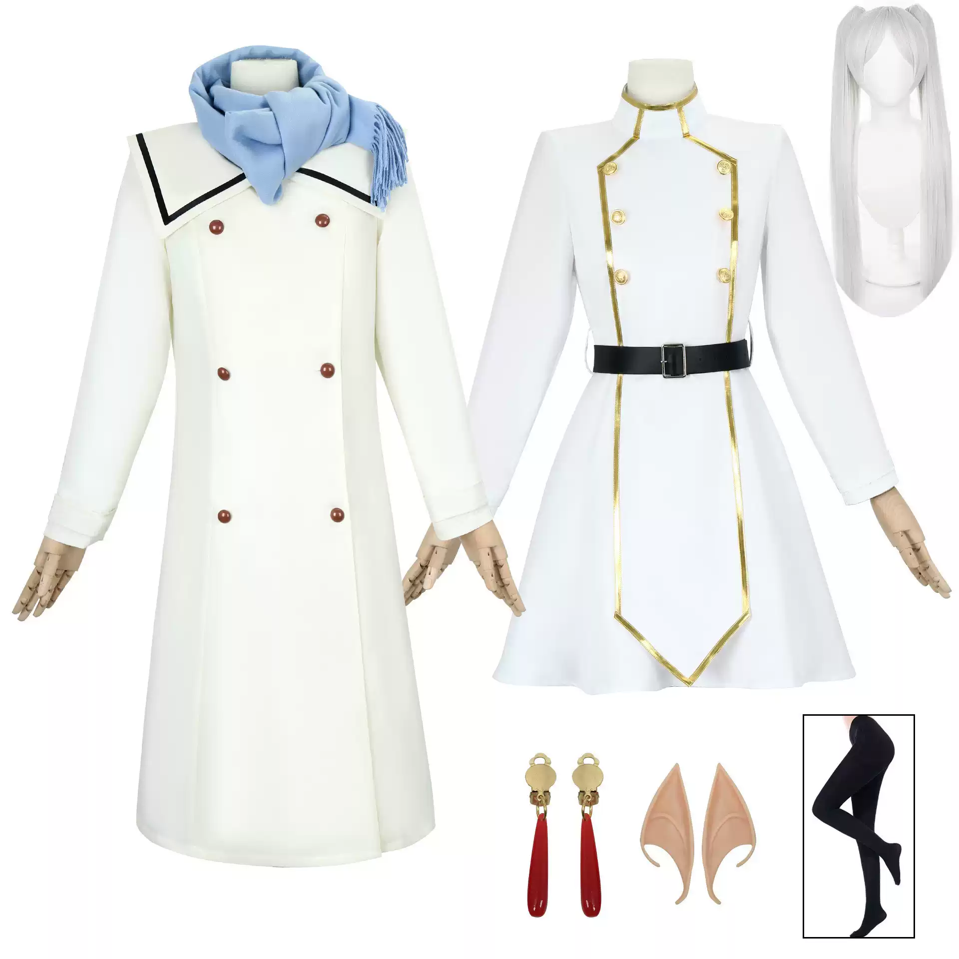 动漫葬送的芙莉莲cos周边芙莉莲冬款cosplay服围巾服饰漫展套装