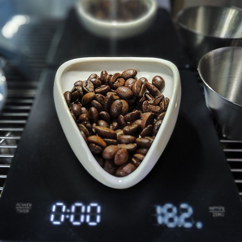 Coffee Bean Weighing Bean Dish Coffee Powder Ceramic Measuring Cup Raw Bean Pan Cooked Bean Sample Display Pan-Boat Type Cooling Dish-Taobao