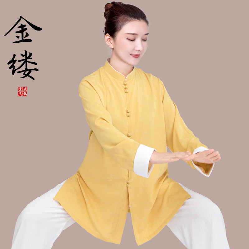Xiaoheshan Tai Chi clothing женская одежда 2025 года в новом западном стиле Tai Chi Ba Duan Jin practice clothing young улучшенная длинная весенне-летняя одежда Изображение 1